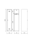 LOKSA Type A1/30-40 - Steel Changing Room Locker