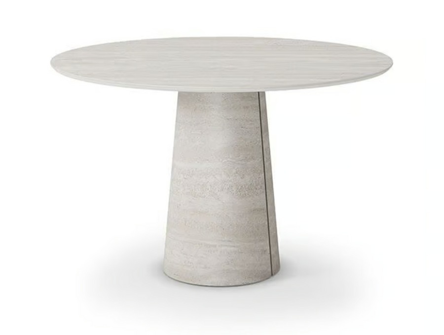 PIRA - Table de restaurant avec base conique et plateau rond