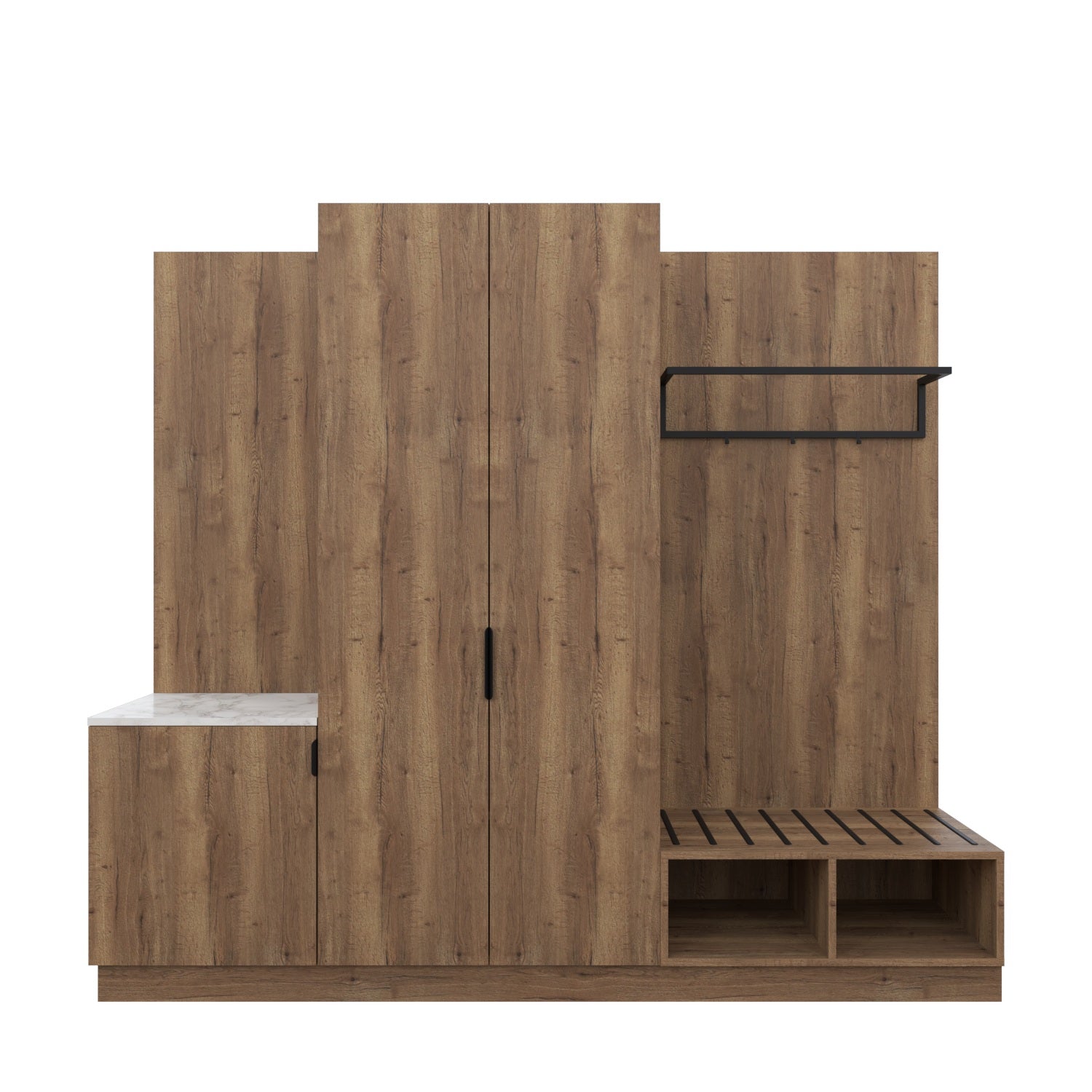 ΣΕΤ - Ντουλάπα & Χώρος Αποσκευών με Μονάδα Σταθμού Καφέ