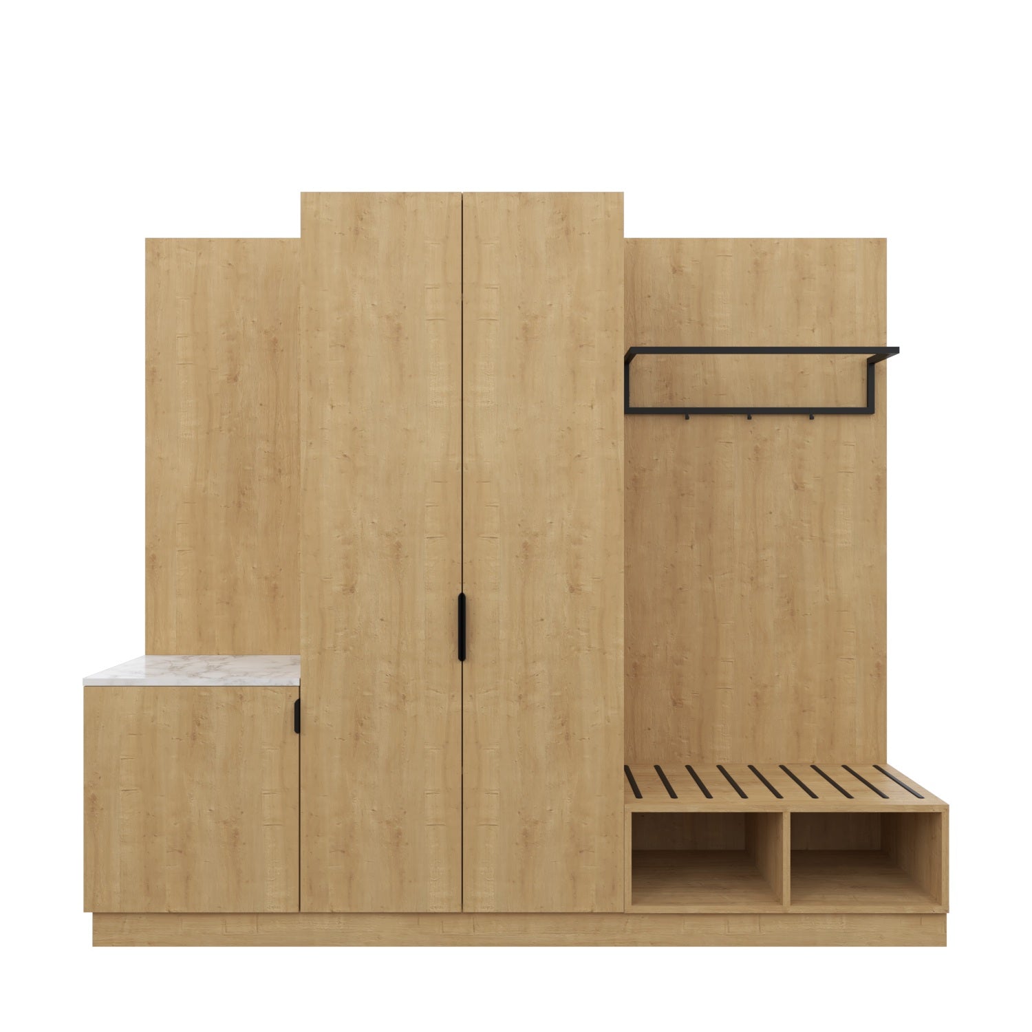 ΣΕΤ - Ντουλάπα & Χώρος Αποσκευών με Μονάδα Σταθμού Καφέ