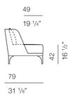 Fauteuil rembourré LU